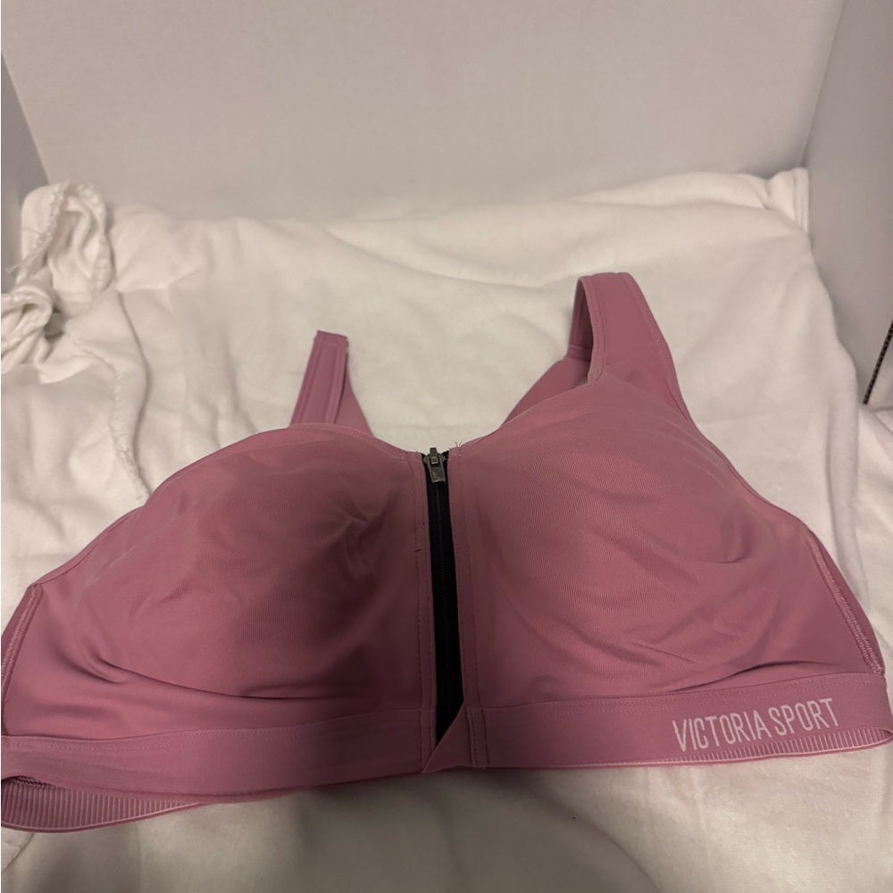 Victoria's Secret Mauve Sports Bra Front Close